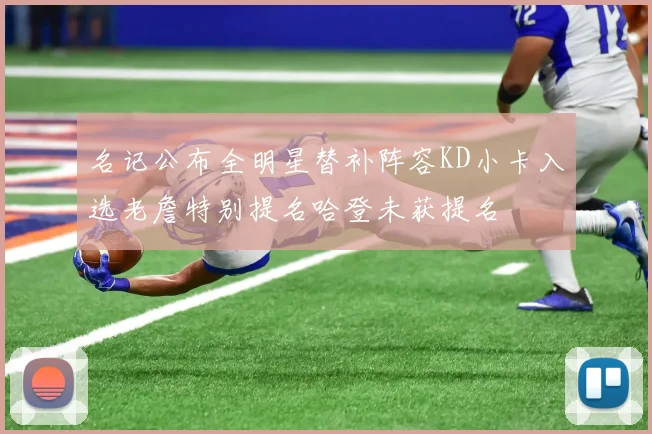 名记公布全明星替补阵容KD小卡入选老詹特别提名哈登未获提名